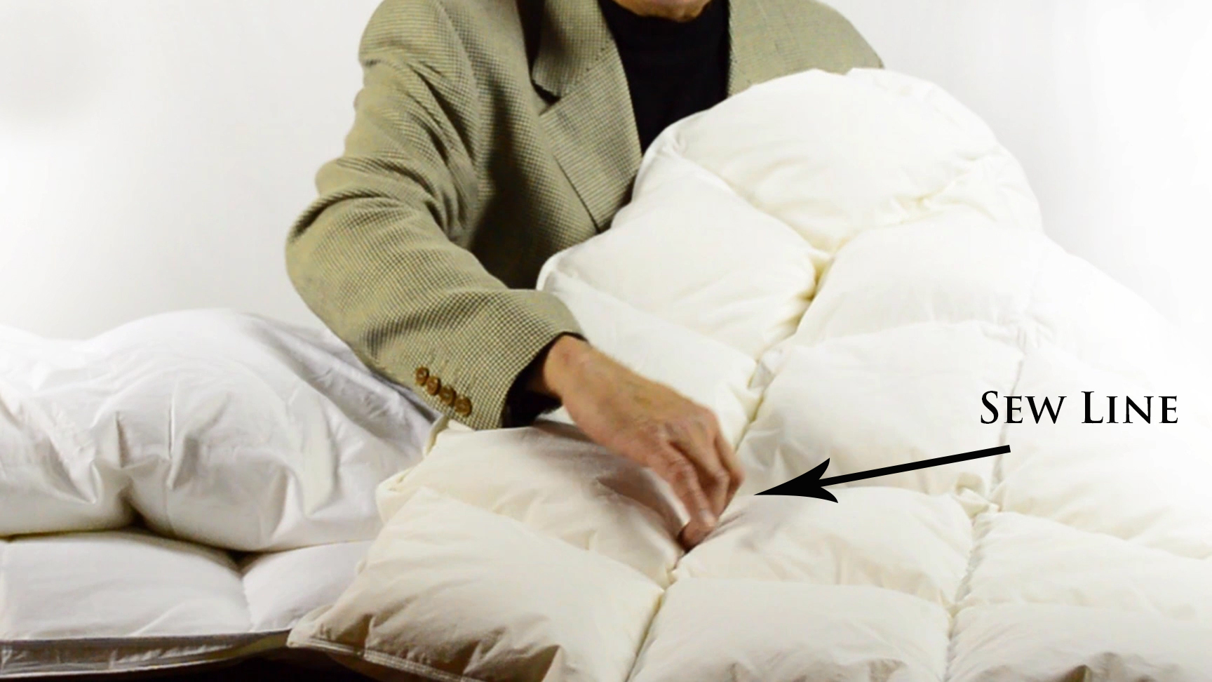 There are several different construction styles of Down Comforters.