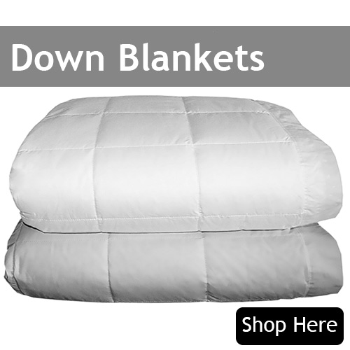 Sleep with the finest luxury down bedding products.