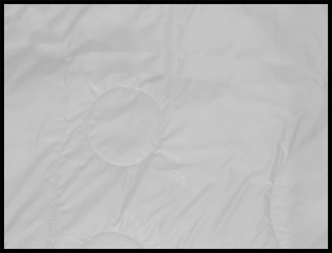 Ring stitch down comforter