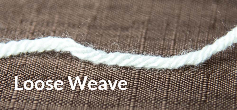 Loosely twisted yarns can exacerbate pilling in a cotton sheets 